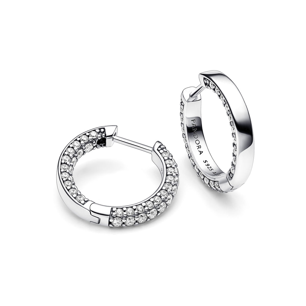Pandora Timeless Pavé Enkeltrække Creoler