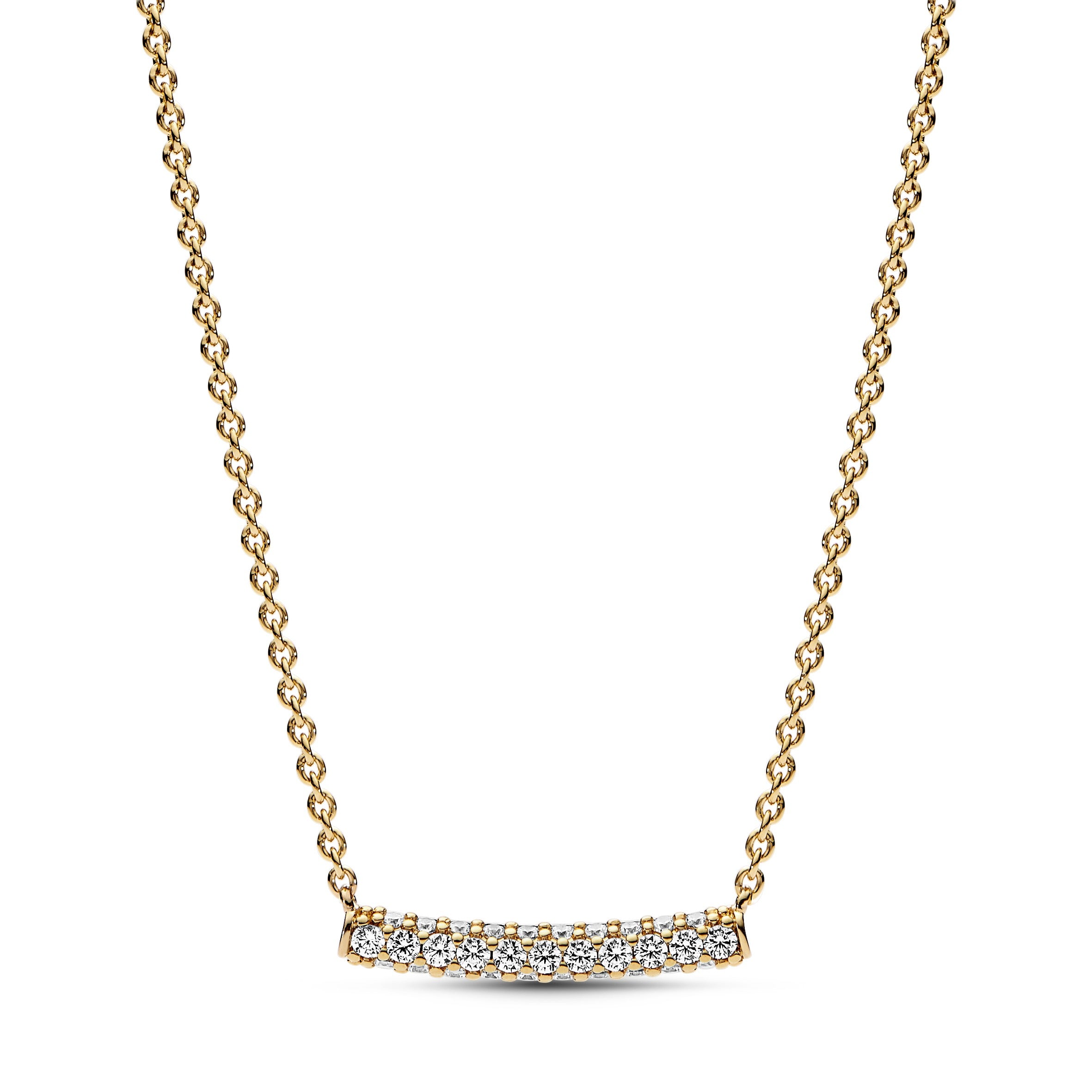 Timeless Pavé Enkeltradet Collier