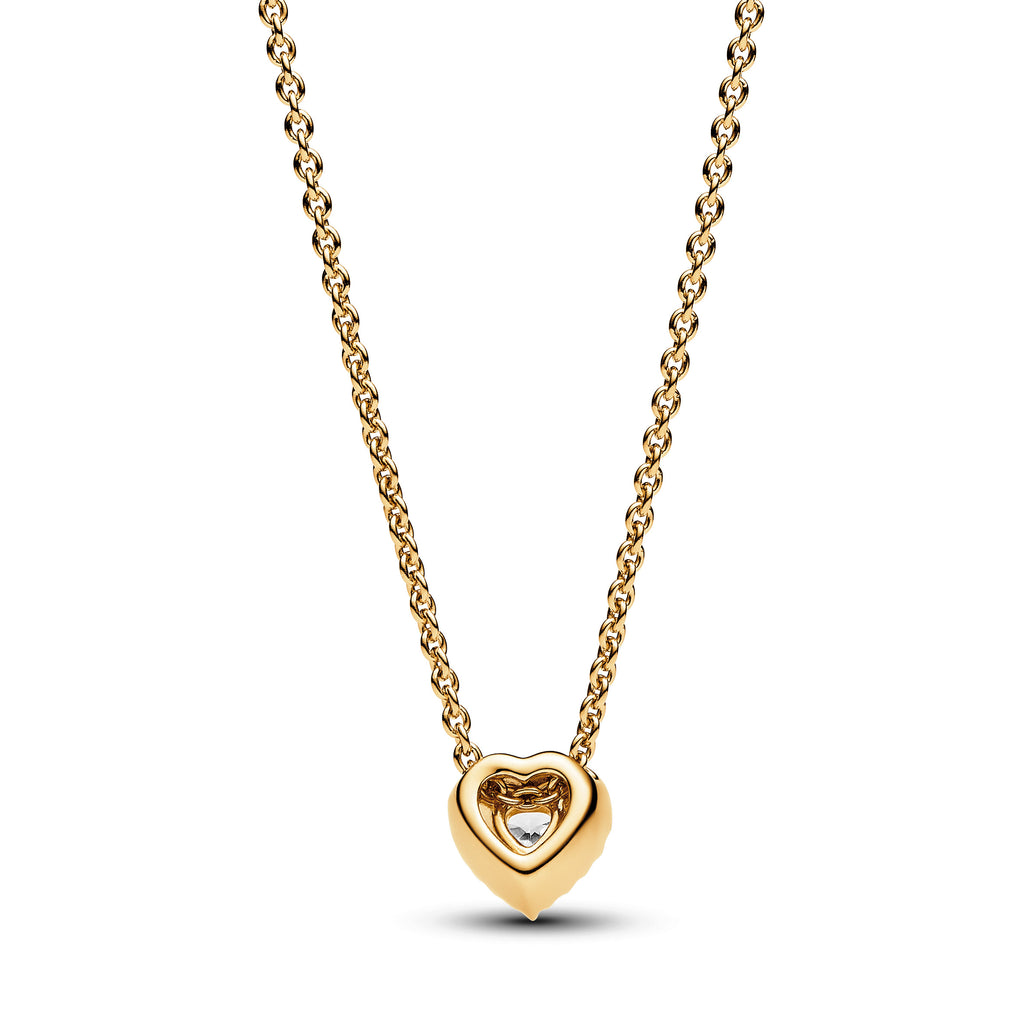 Funklende Hjerte Collier-Halskæde