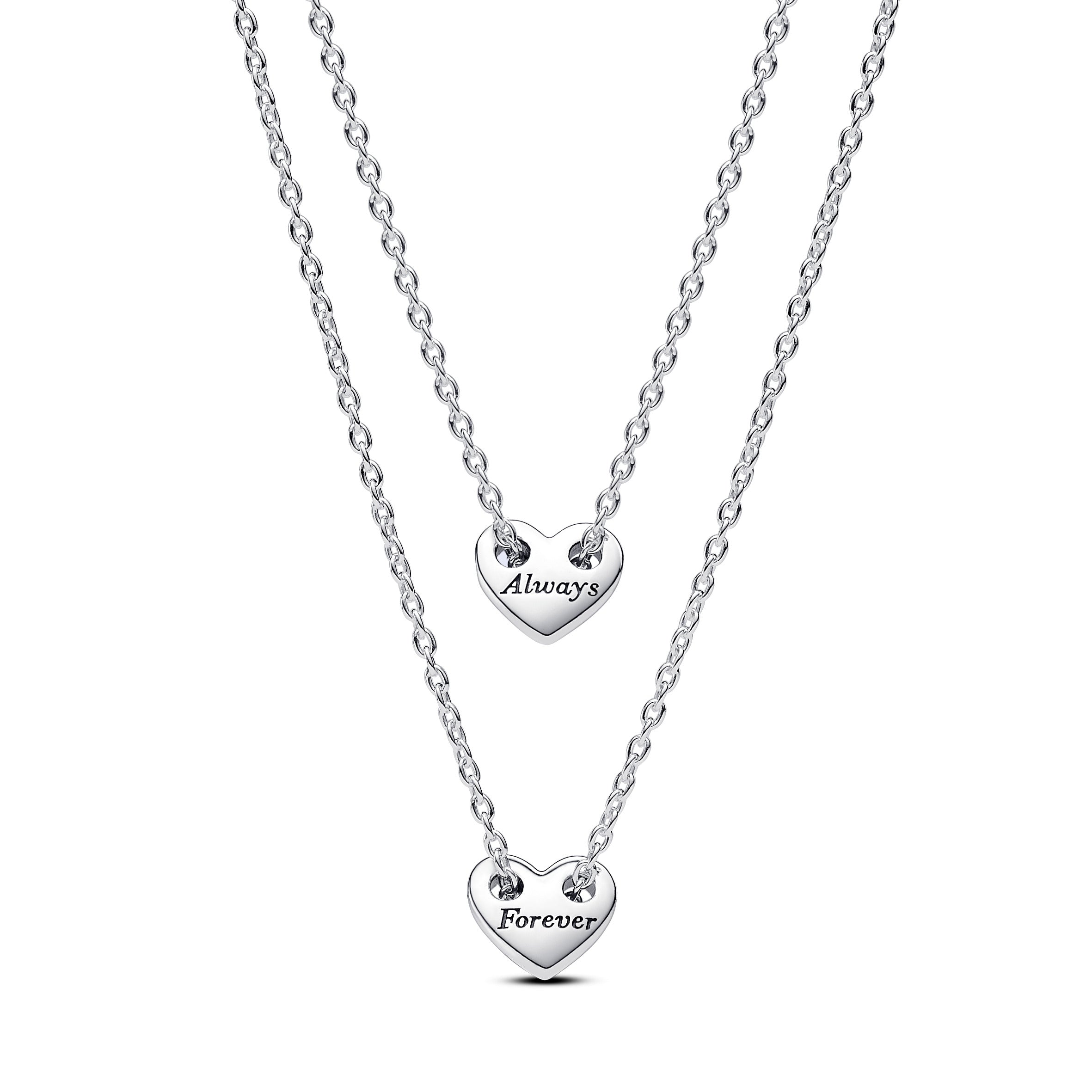 Forever & Always Delbart Hjerte Collier-Halskæder