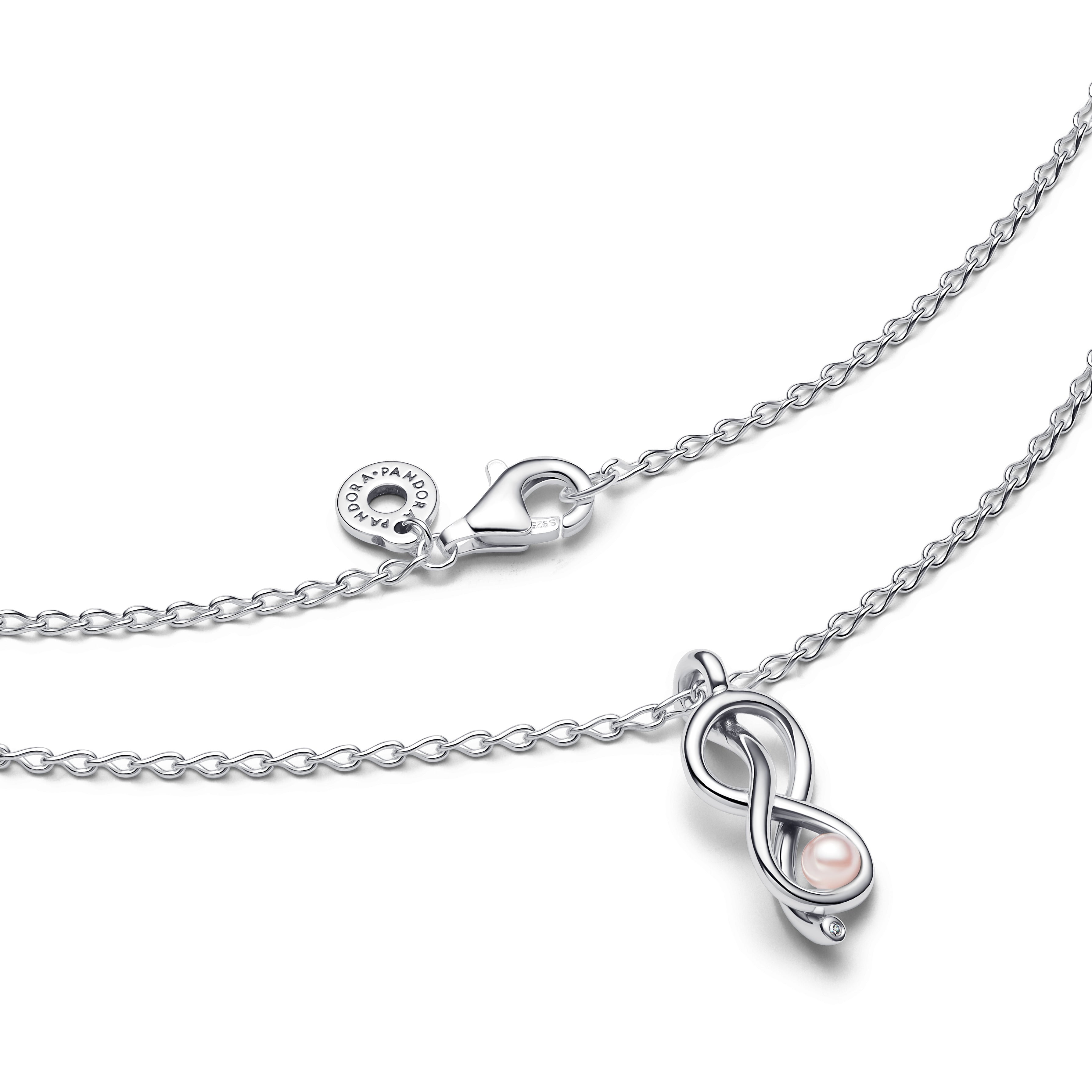Uendelighedsknude Collier-halskæde