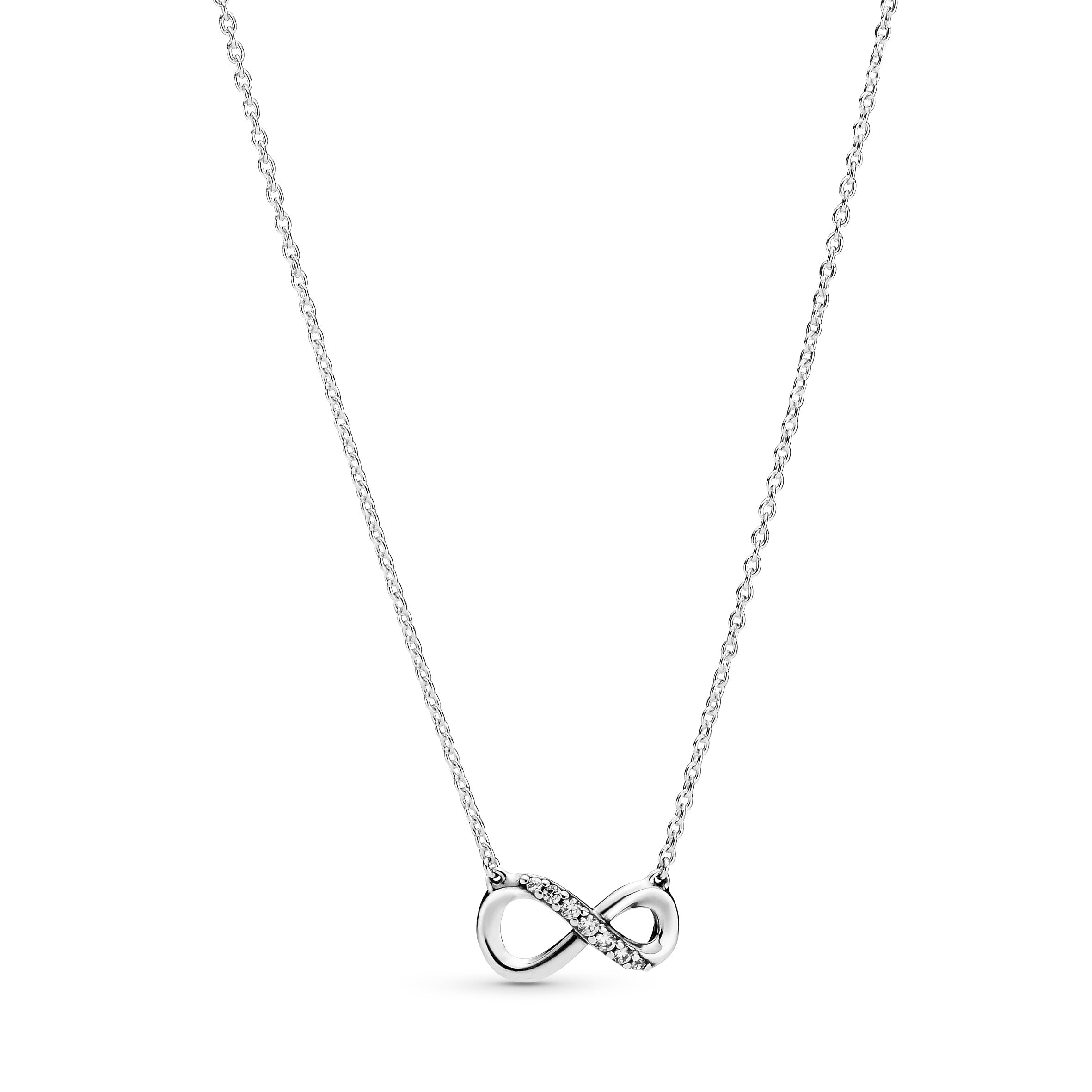 Funklende Uendelighed Collier-Halskæde