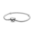 Moments Heart Clasp Slangekædearmbånd