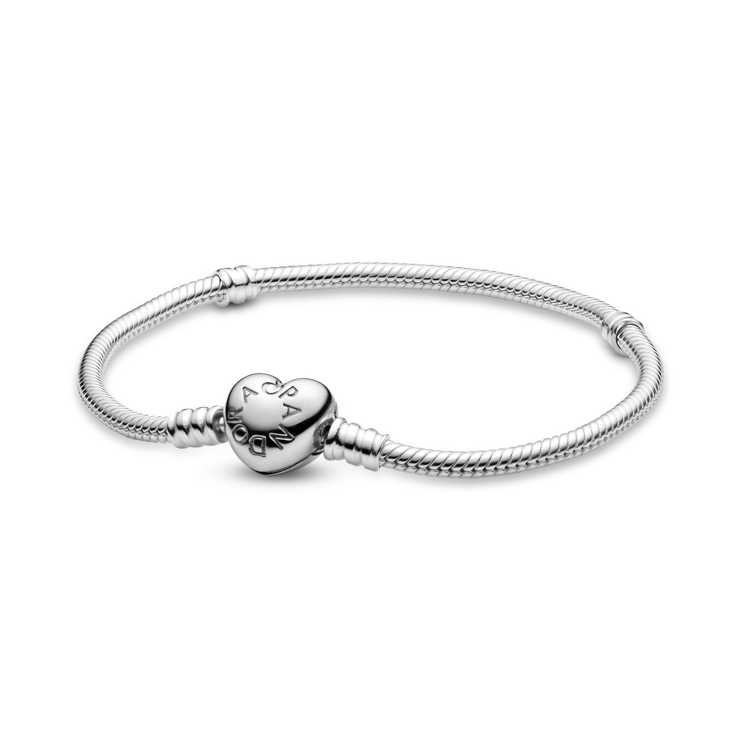Moments Heart Clasp Slangekædearmbånd