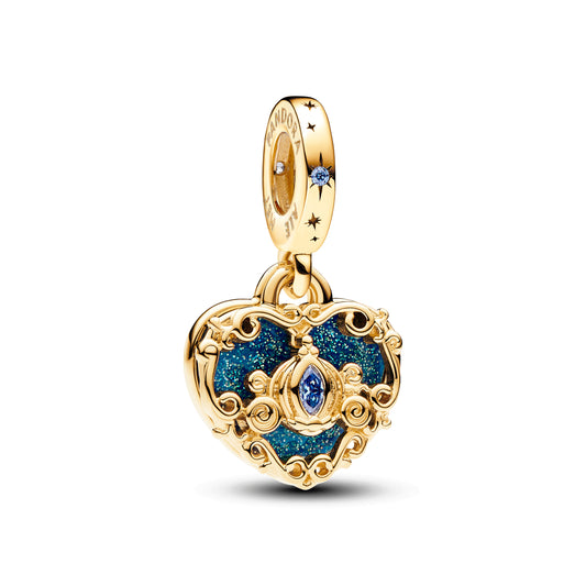 Disney Askepots Karet & Hjerte dobbelt Charm