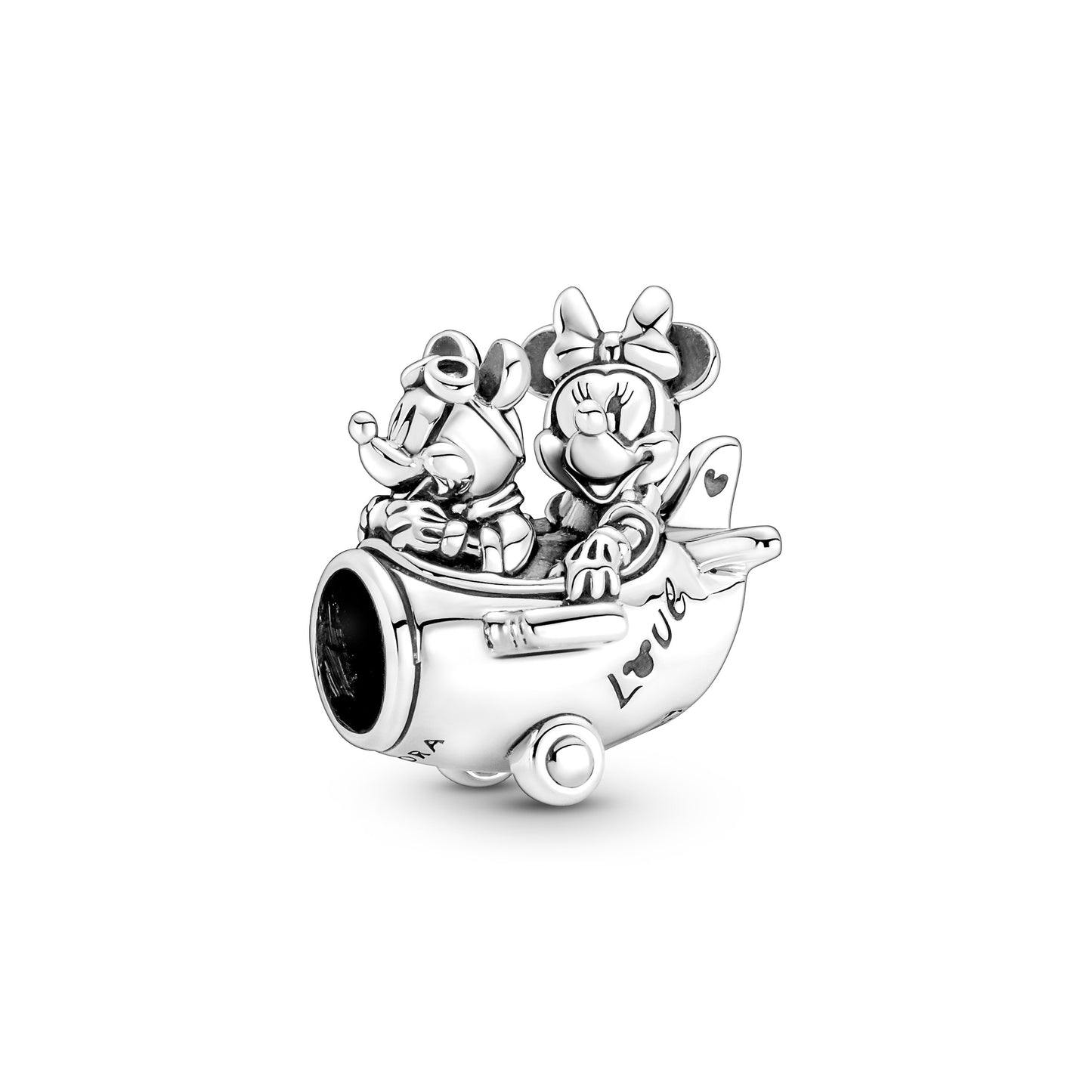 Disney Mickey Mouse & Minnie Mouse Flyvemaskine Charm