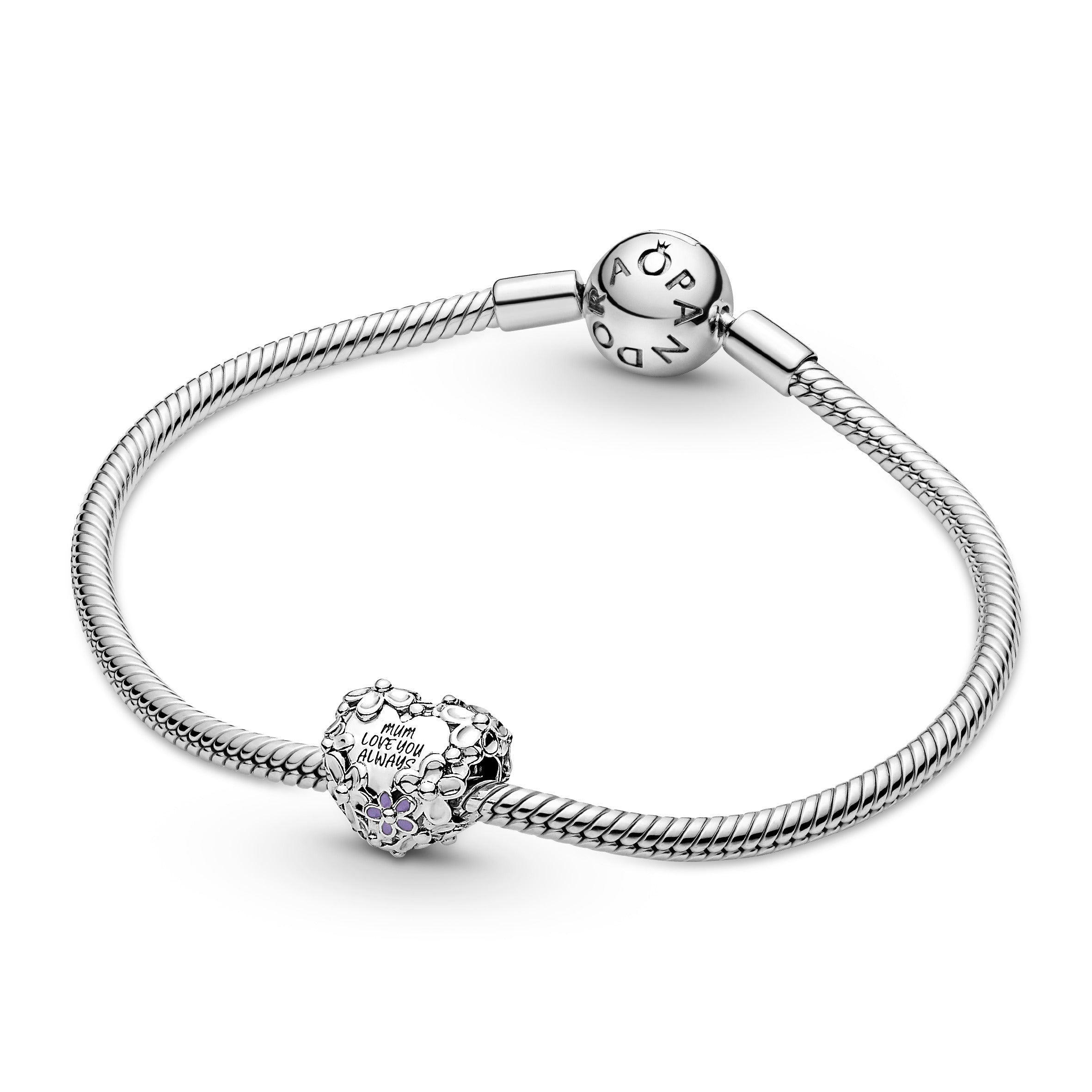 Mor Marguerit Hjerte Charm