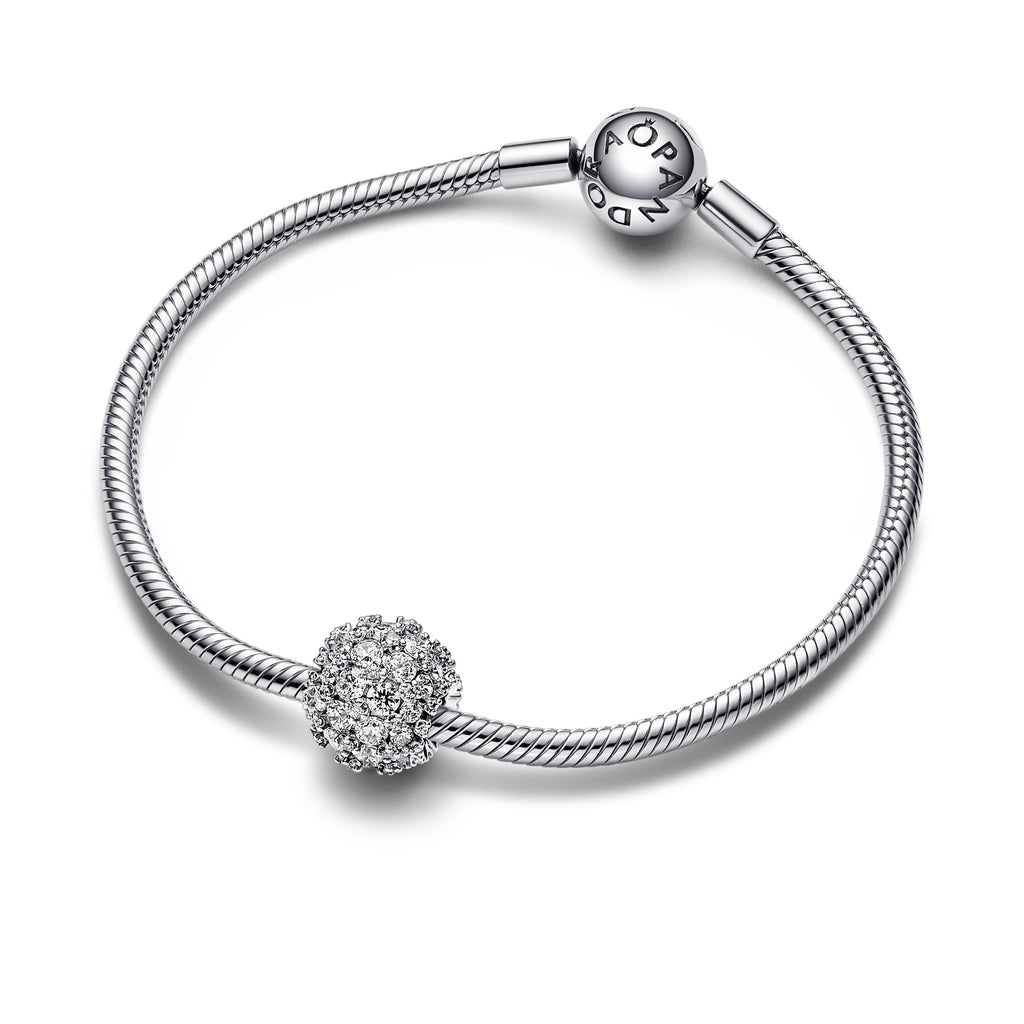 Funklende Rundt Charm