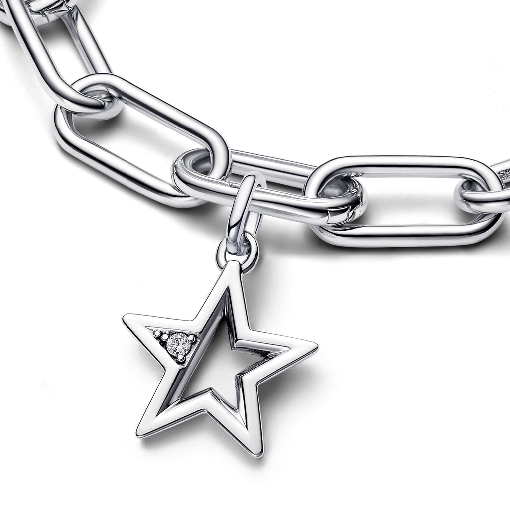 Pandora ME Funklende Stjernemedaljon Charm