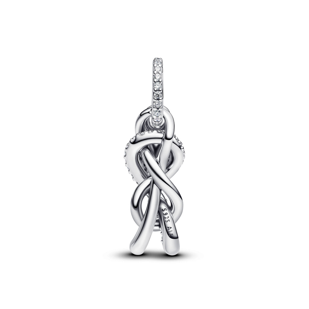 Pavé Uendelighedknude Charm