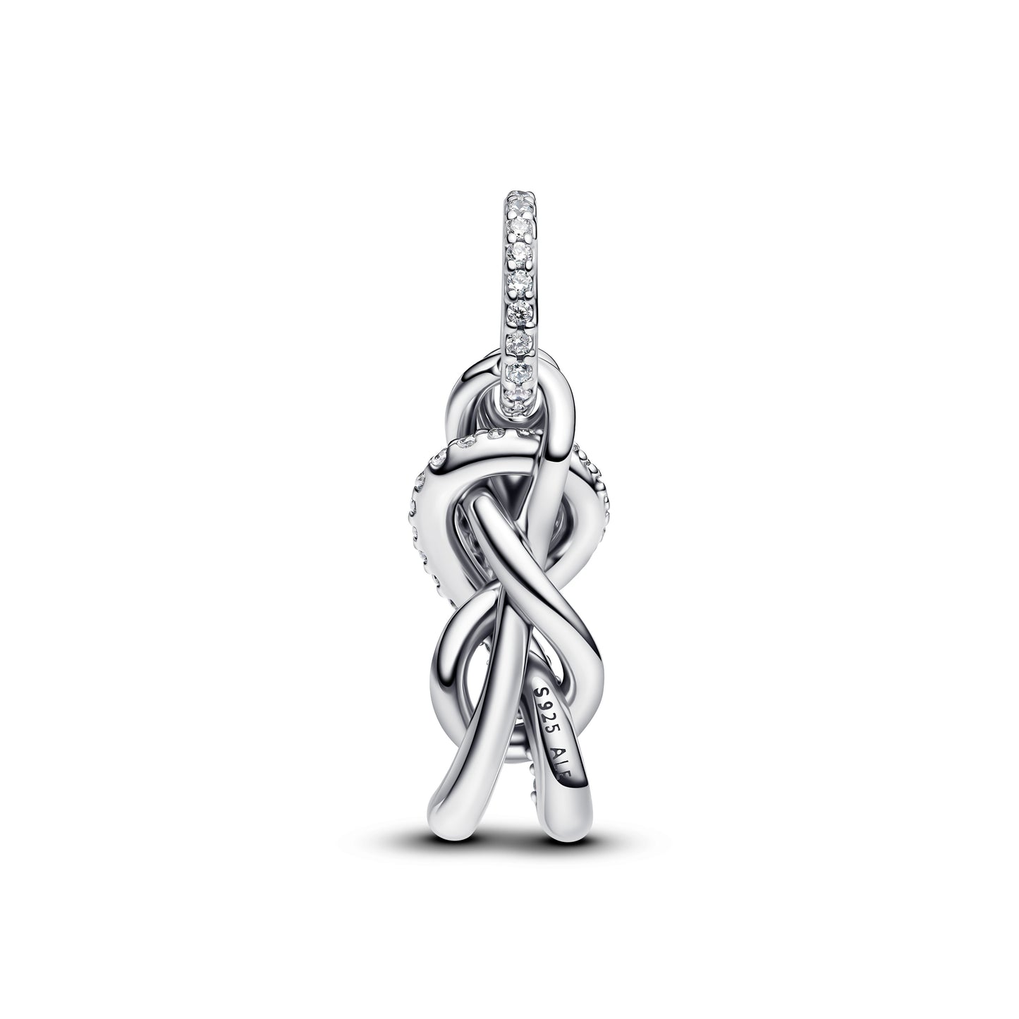 Pavé Uendelighedknude Charm