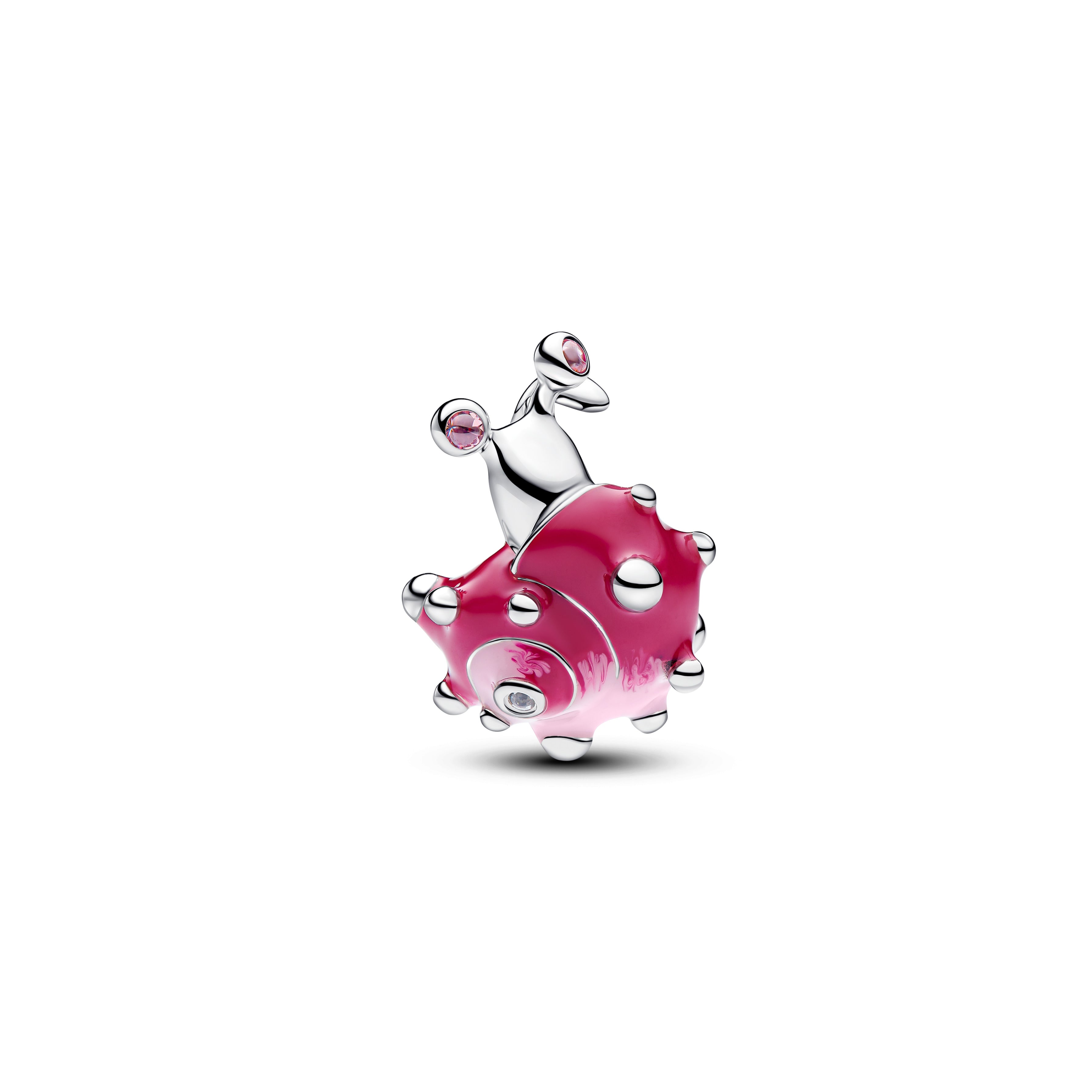 Pink Snegl Charm