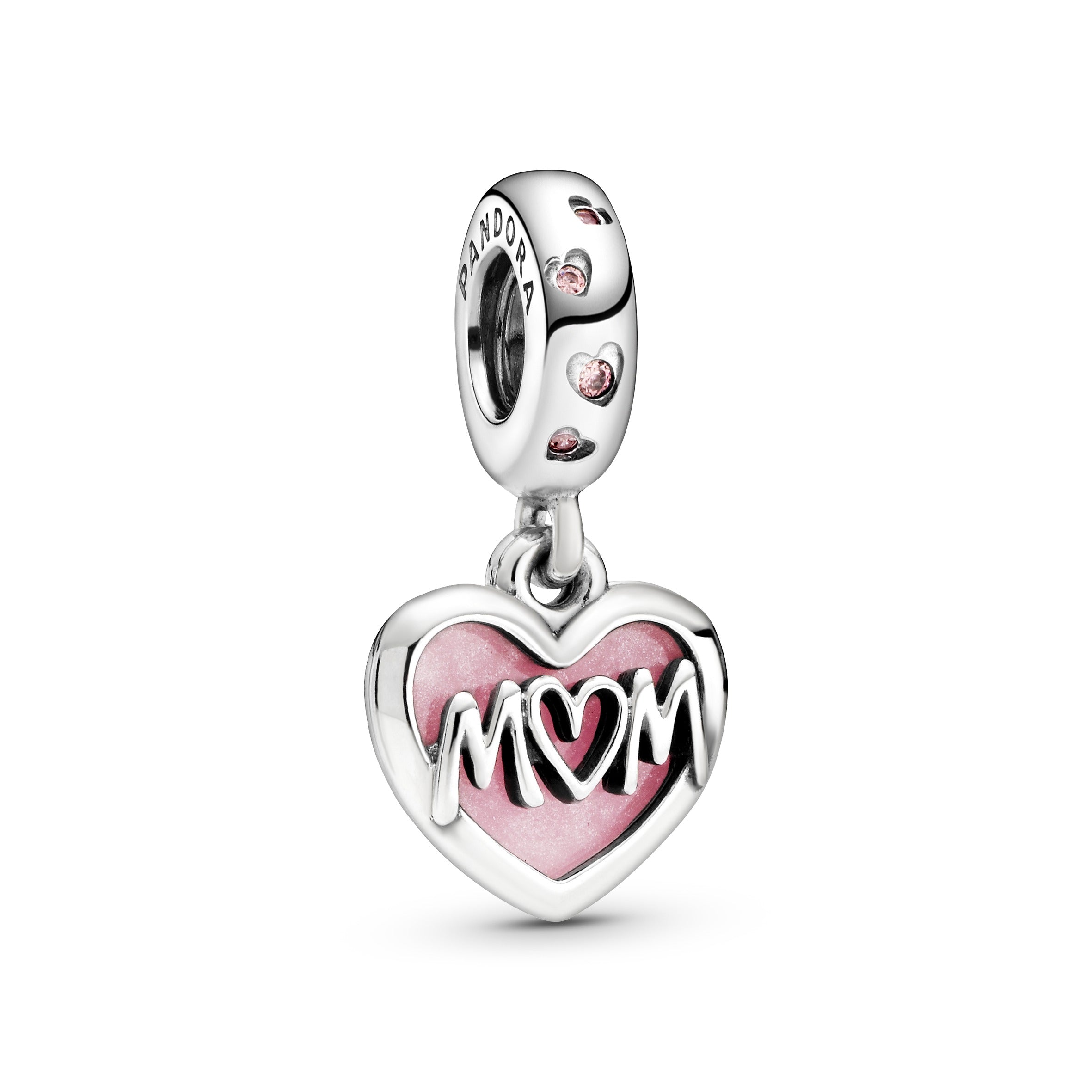 Mum Skrift Hjerte Charm