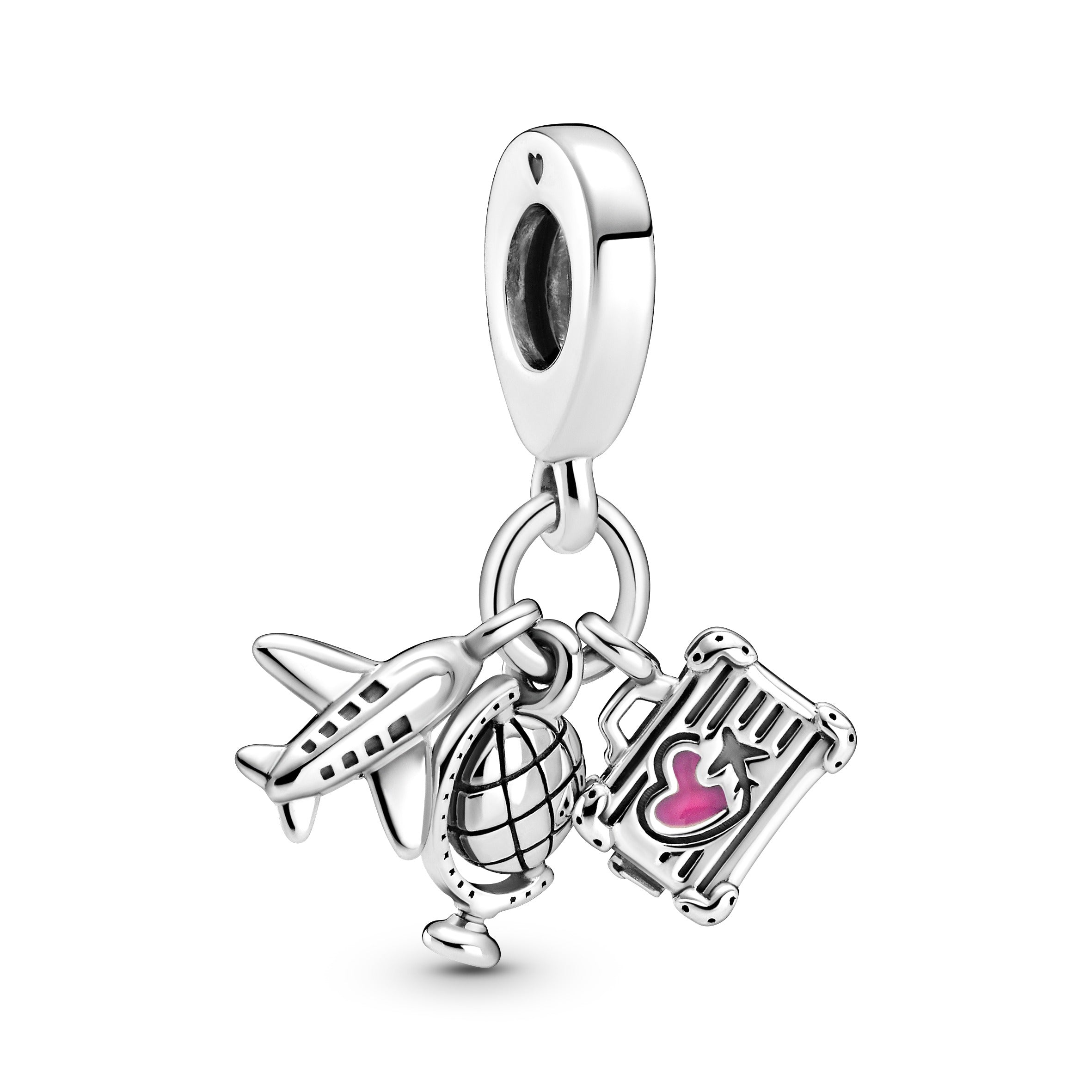 Flyvemaskine, Globus & Kuffert Charm