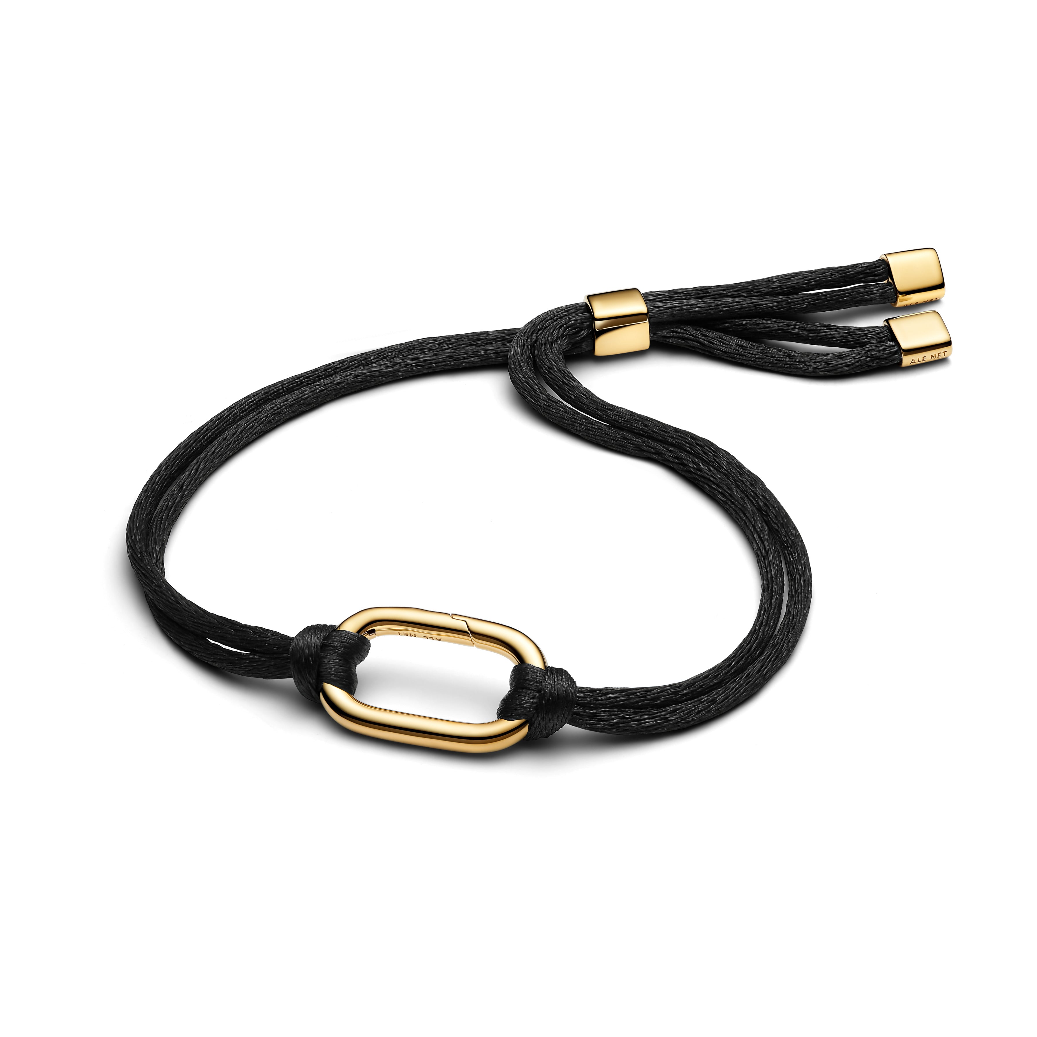 Armbånd med snor og led, der kan åbnes