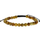 Flettet Armbånd med Honey Tigerøje 6mm