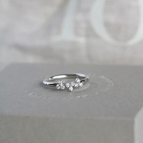 Fryd diamantring M - 18kt Hvidguld