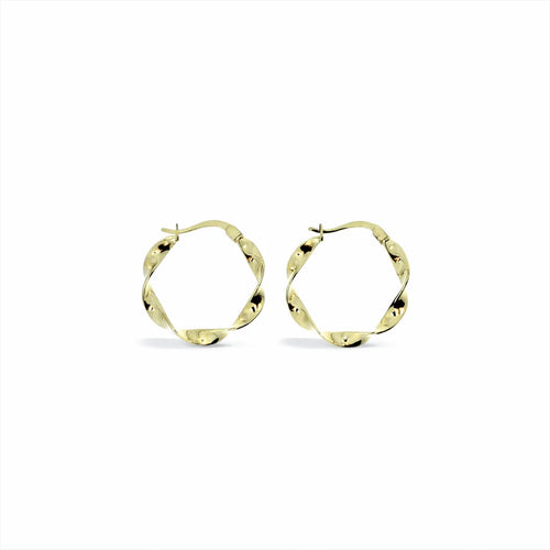 8 Karat Snoede Creoler