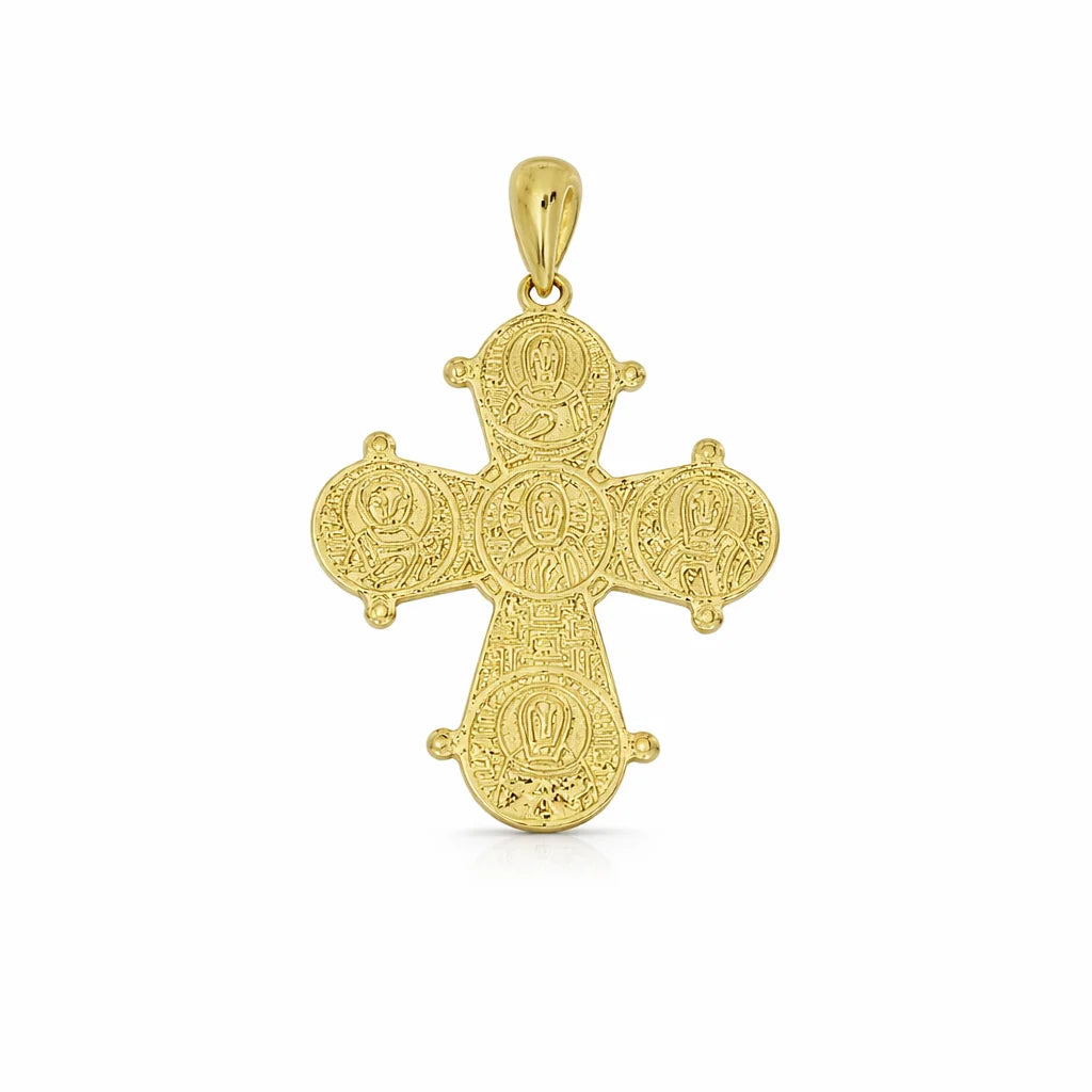 Forgyldt Dagmarkors 18x28mm