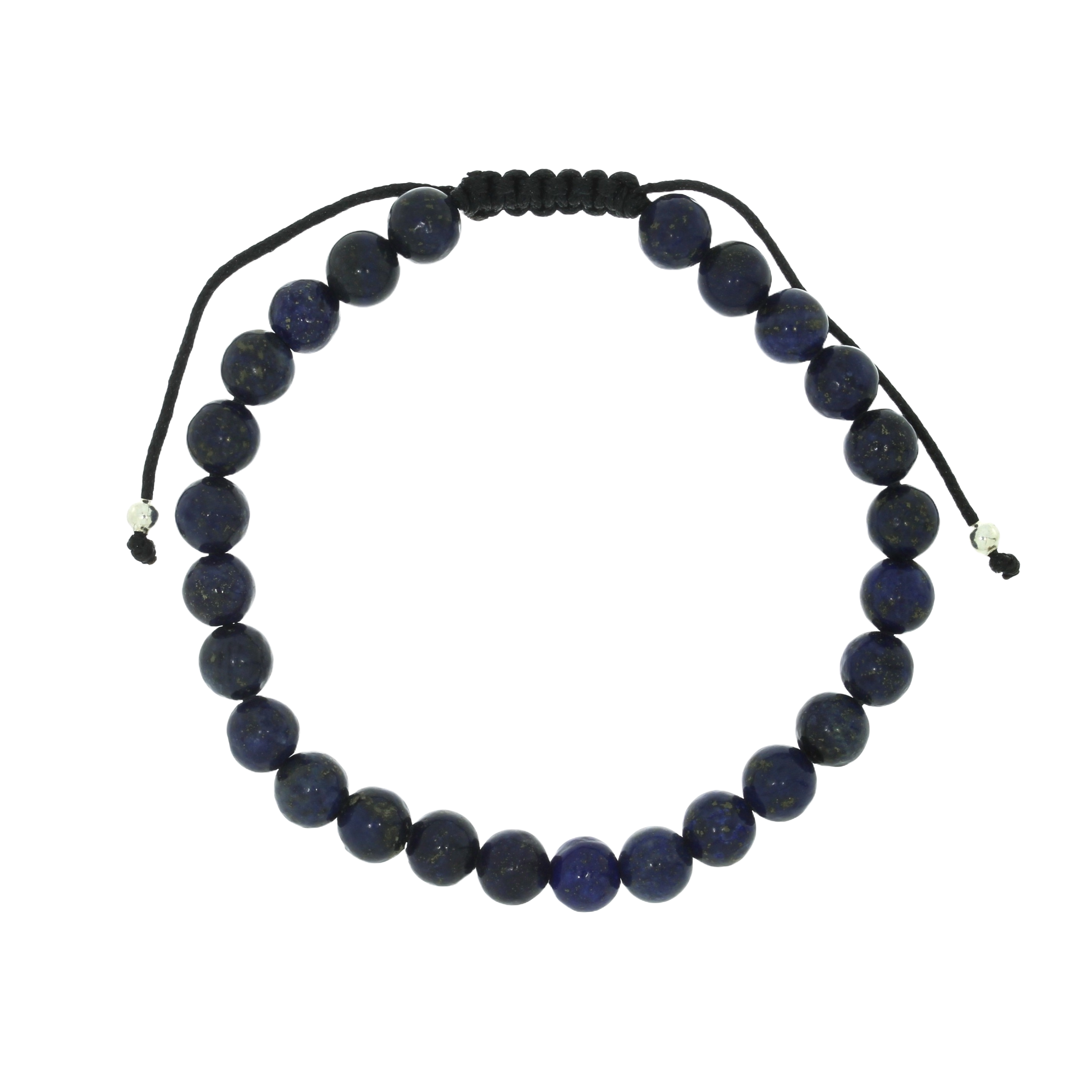 Flettet Armbånd med Lapis