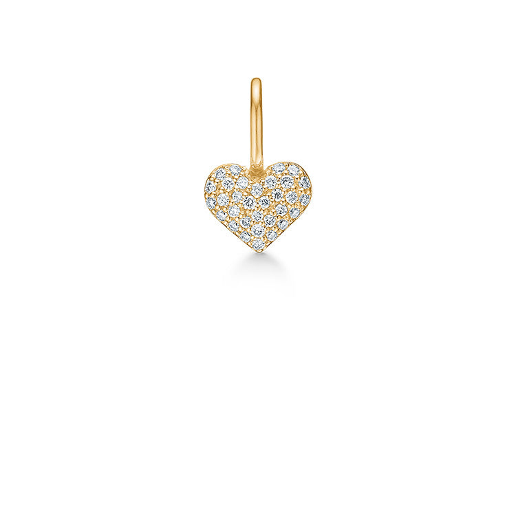 Symbols My Heart Diamant vedhæng - 18kt Rødguld