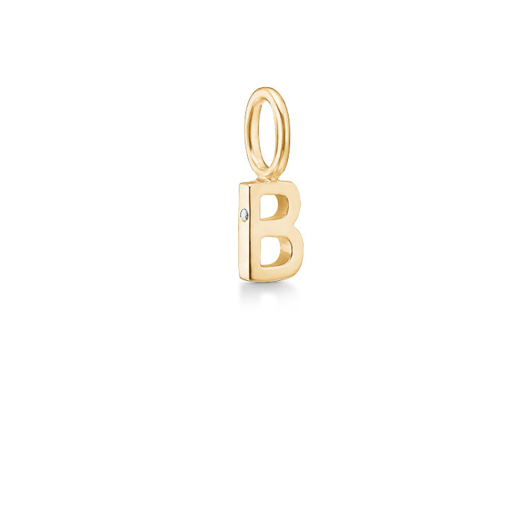 My B vedhæng - 18kt Rødguld