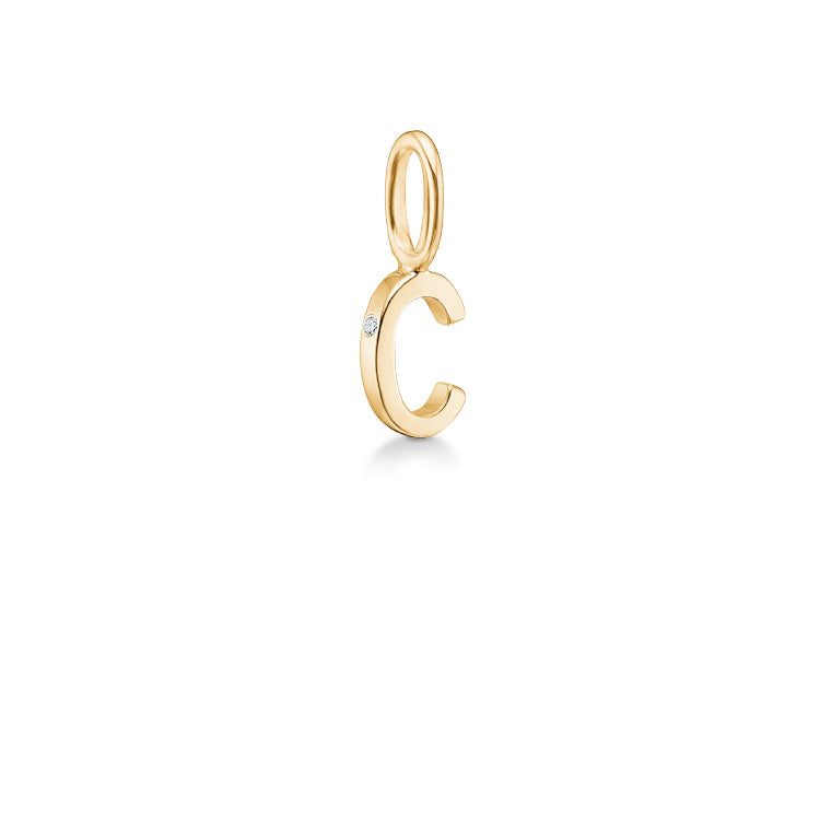 My C vedhæng - 18kt Rødguld