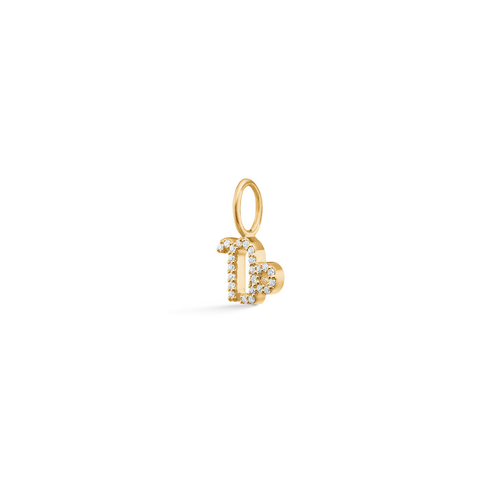 My Stenbuk diamant vedhæng - 18kt Rødguld