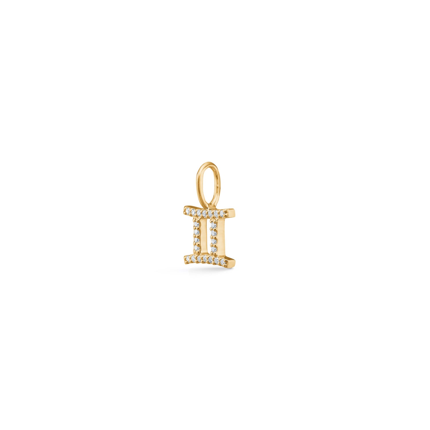 My Tvilling diamant vedhæng - 18kt Rødguld