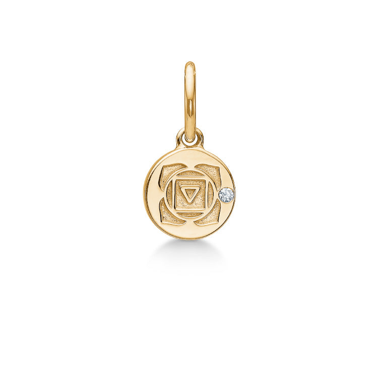 Inner Peace Rodchakra vedhæng - 18kt Rødguld