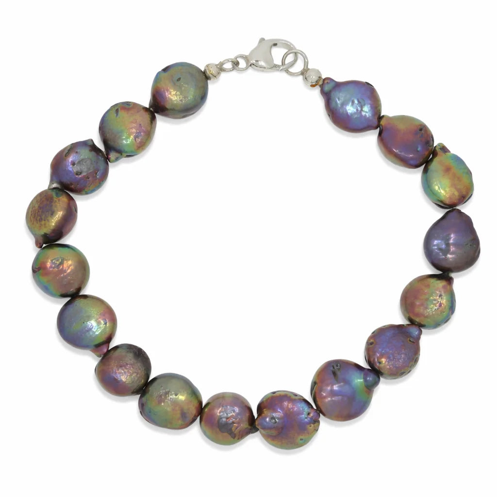 Peacock Ferskvandsperle Armbånd