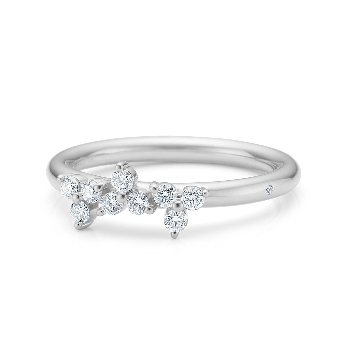 Fryd diamantring M - 18kt Hvidguld