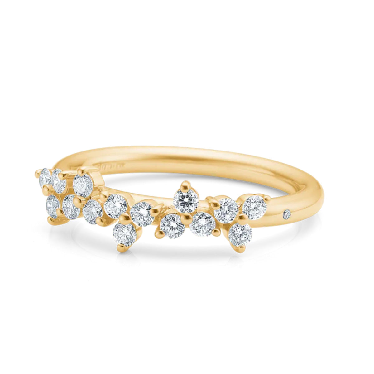 Fryd diamantring L - 18kt Rødguld