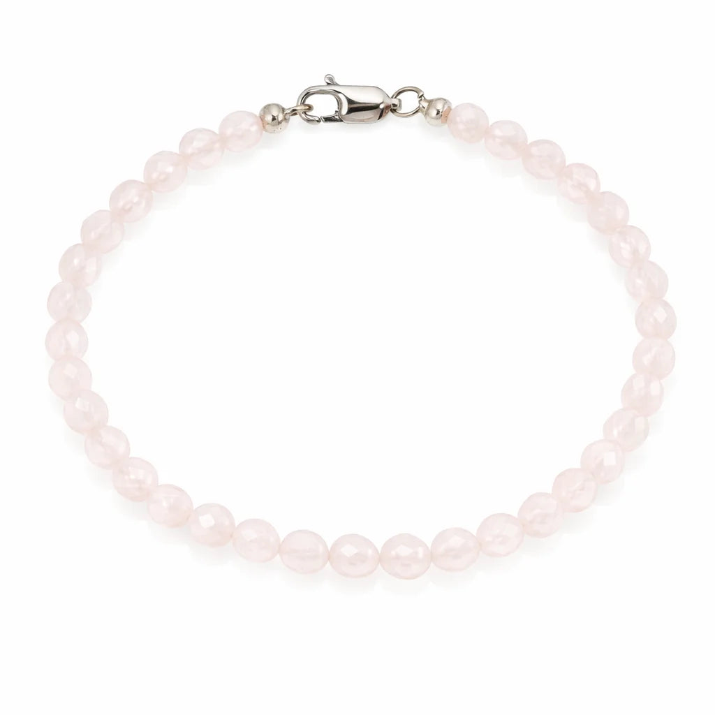 Rosa Kvarts Armbånd