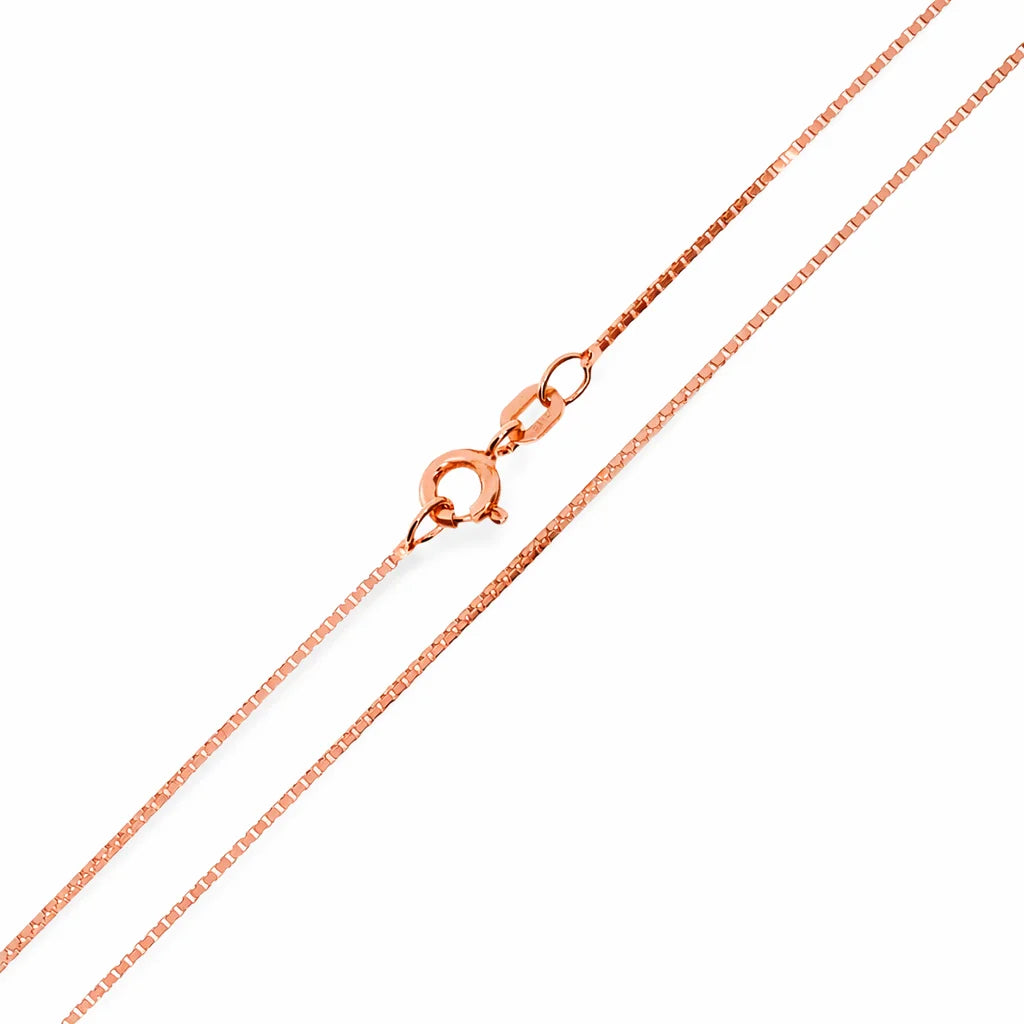 Rosaforgyldt Venezia Kæde