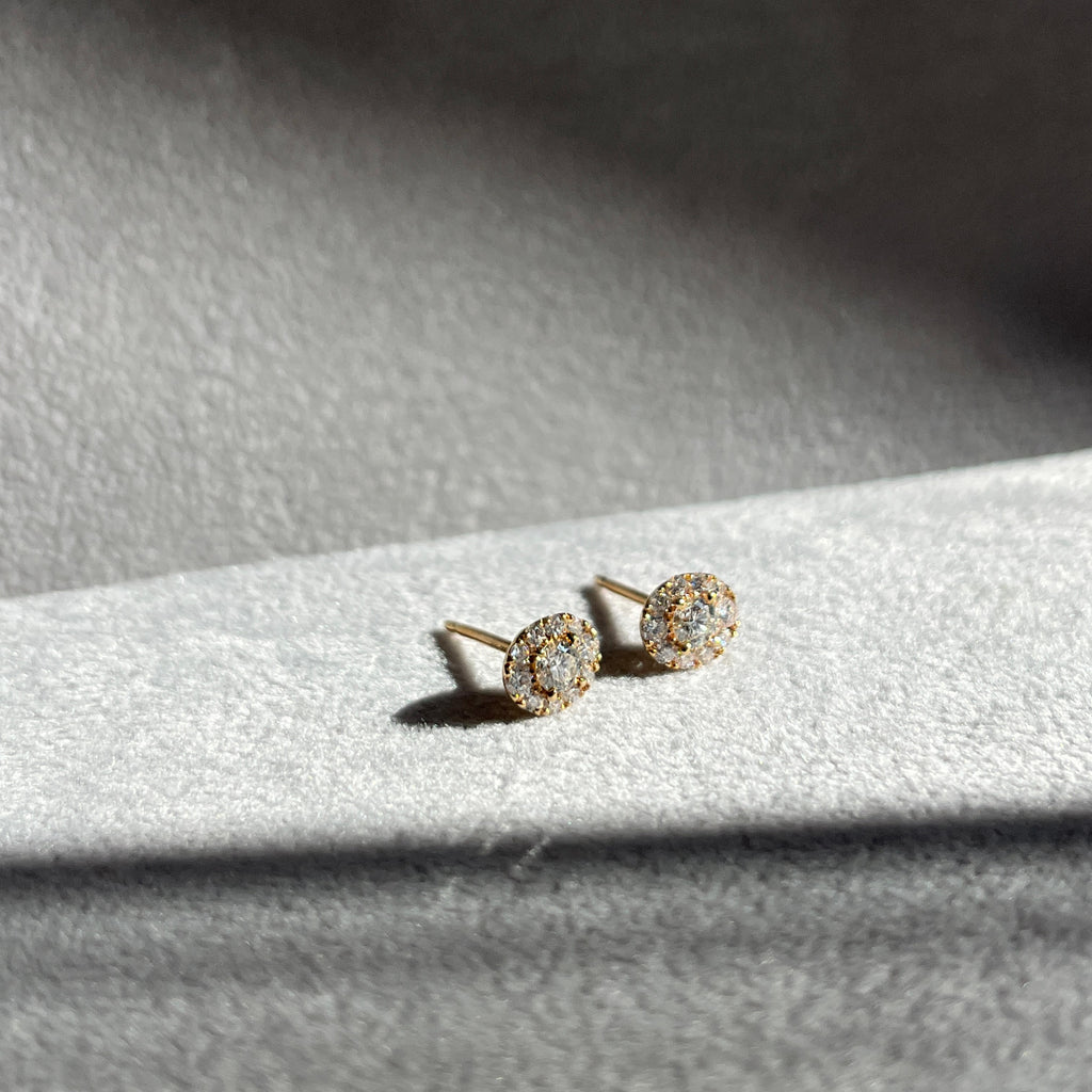 14 Karat Roset Ørestikker