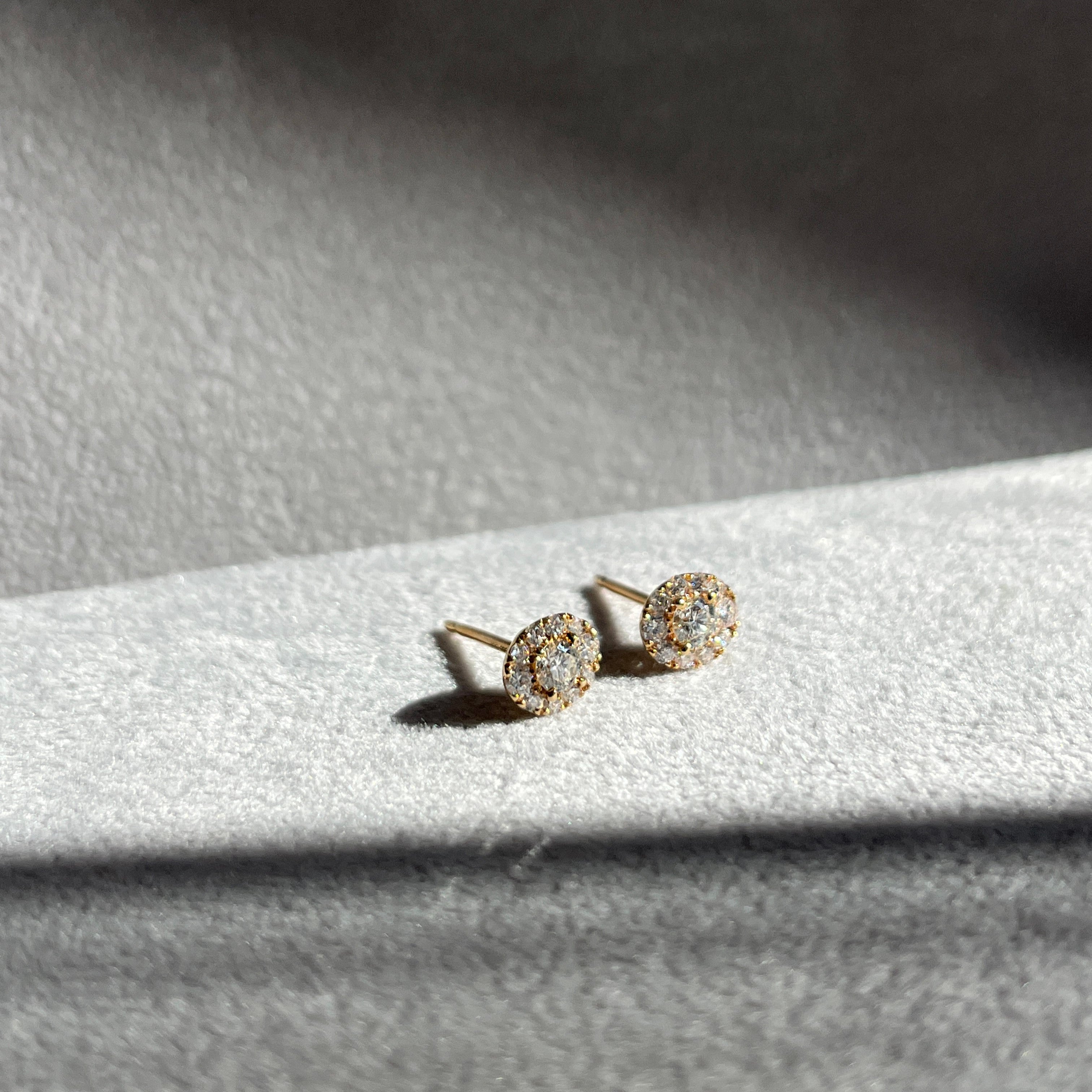 14 Karat Roset Ørestikker