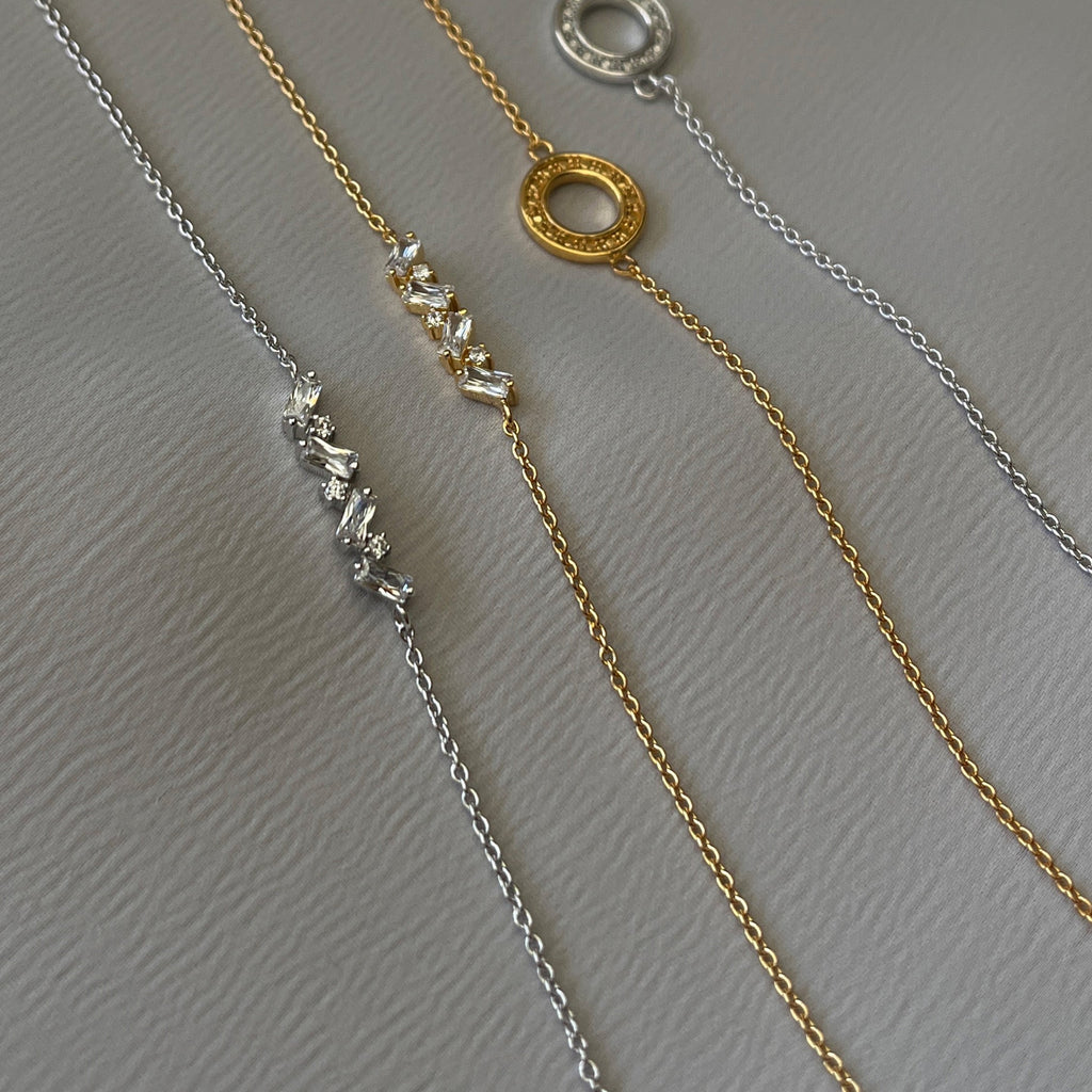 Sølv Glitrende Armbånd