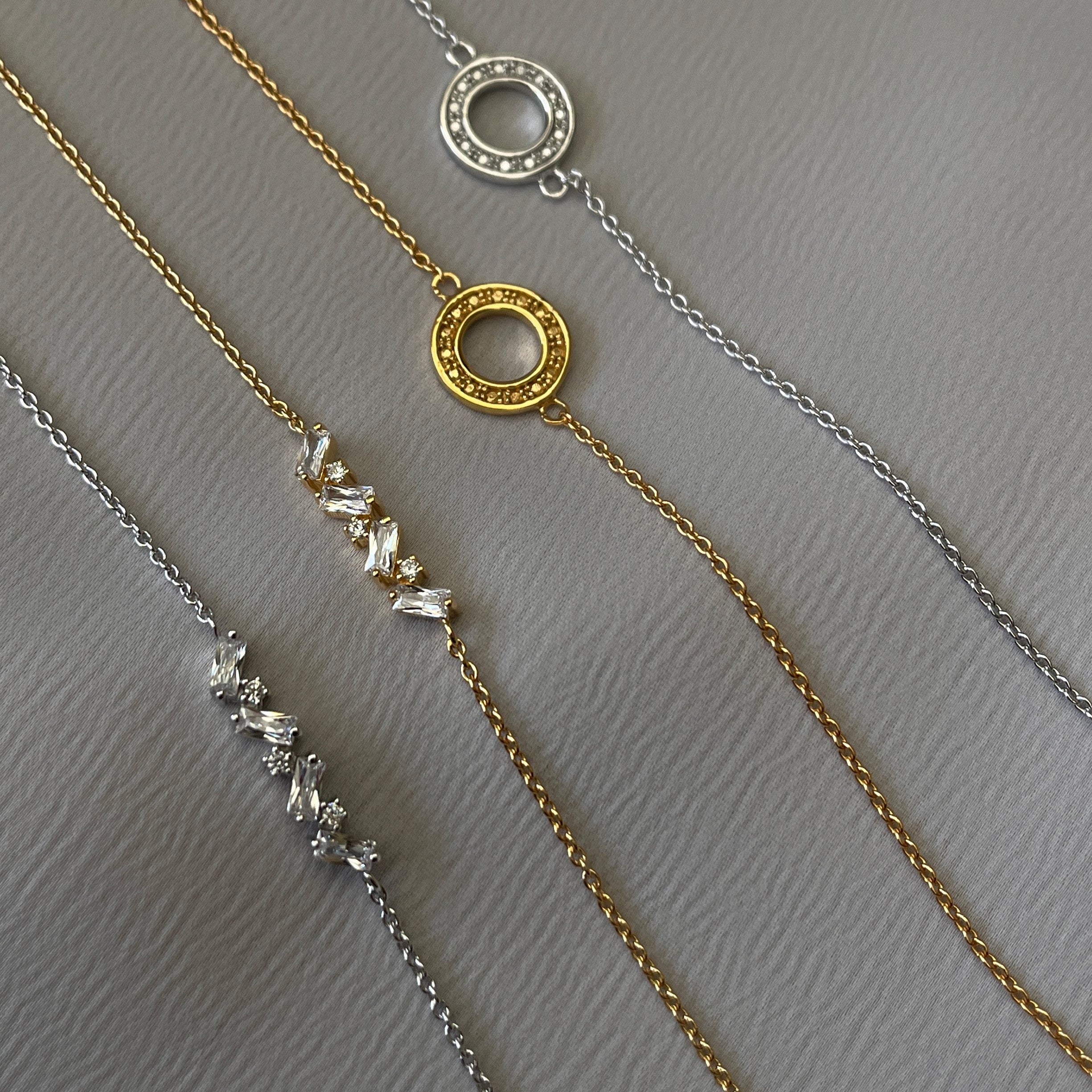 Sølv Glitrende Armbånd