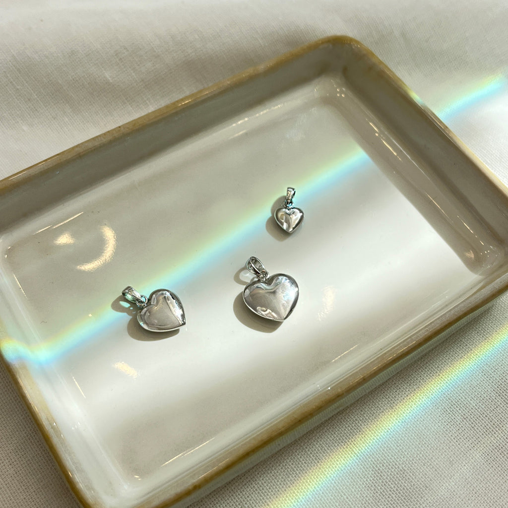 Sølv Hjerte  8x16mm
