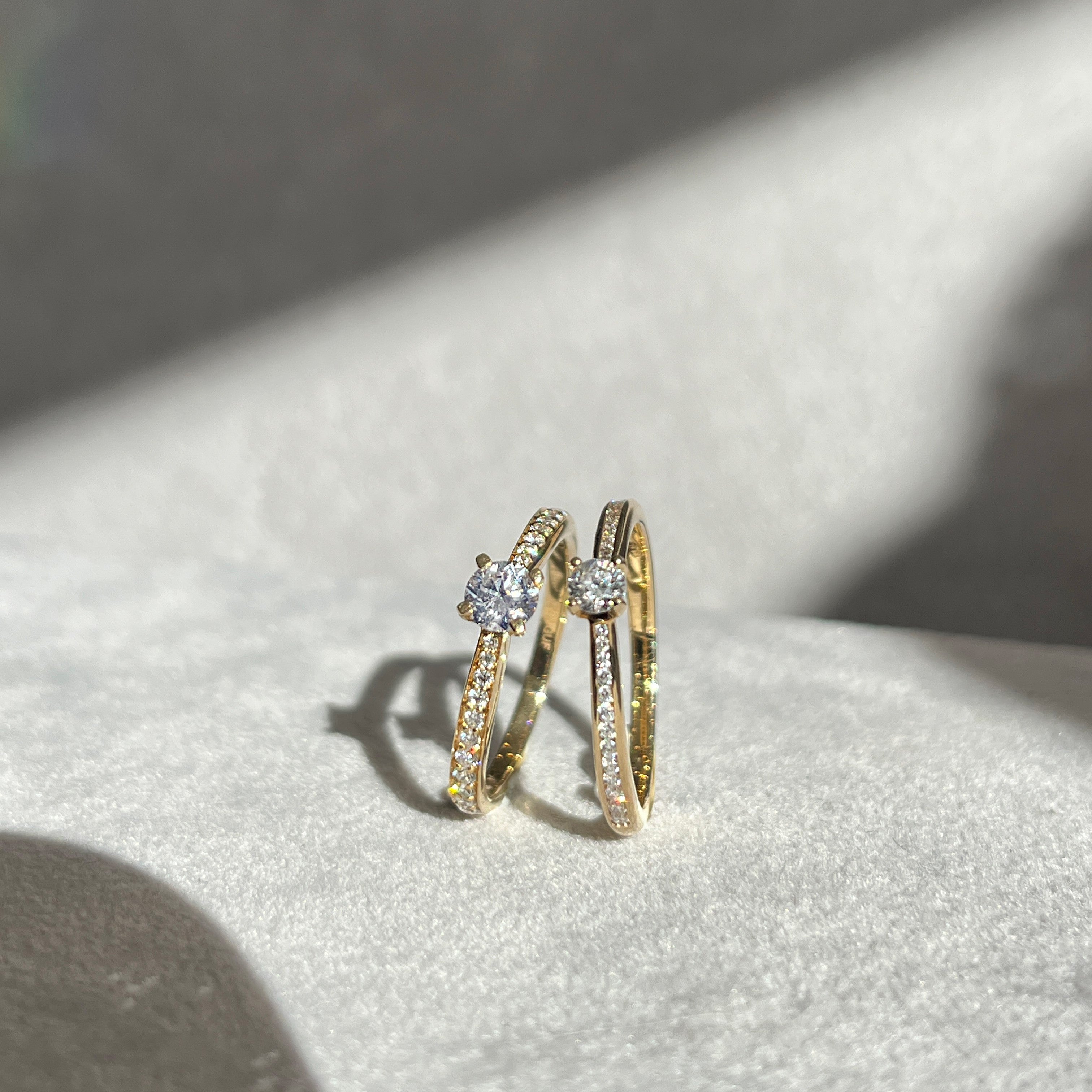 14 Karat Solitaire Ring