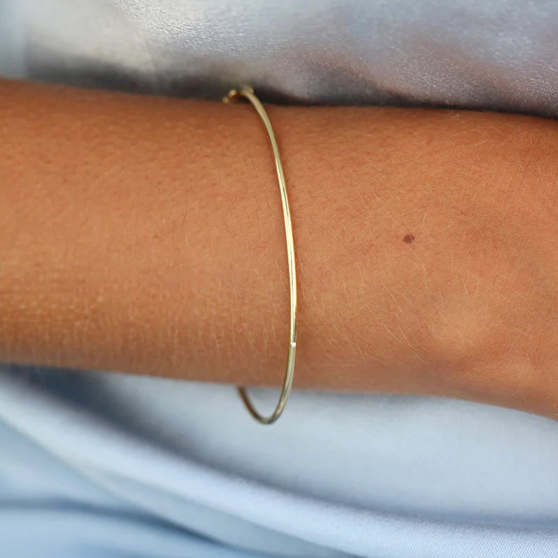 Raw armring - 18kt Rødguld