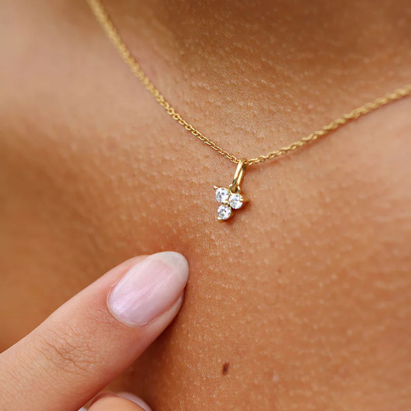 Fryd diamant vedhæng - 18kt Rødguld