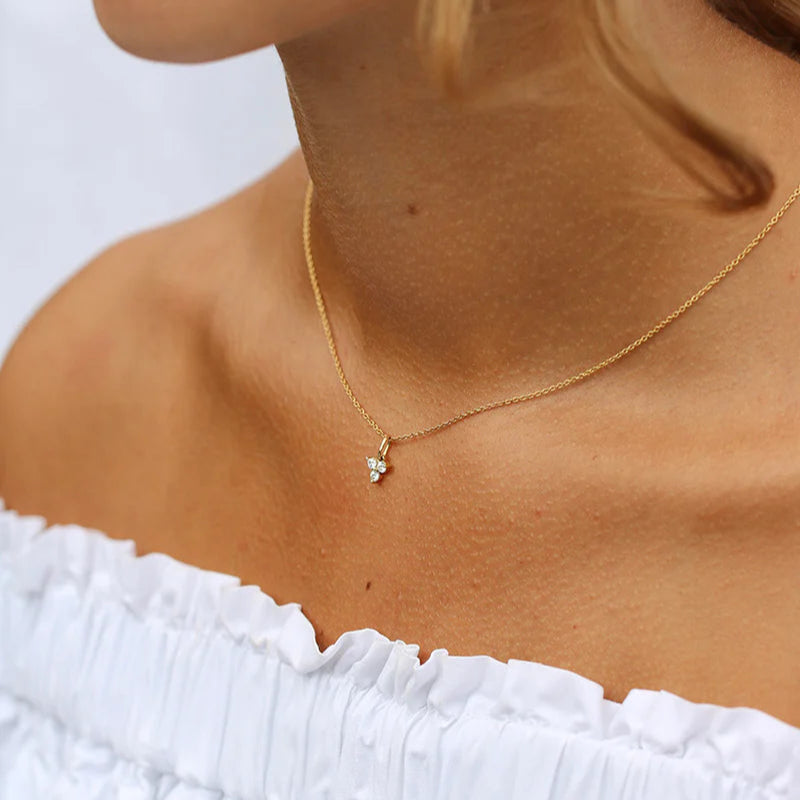 Fryd diamant vedhæng - 18kt Rødguld