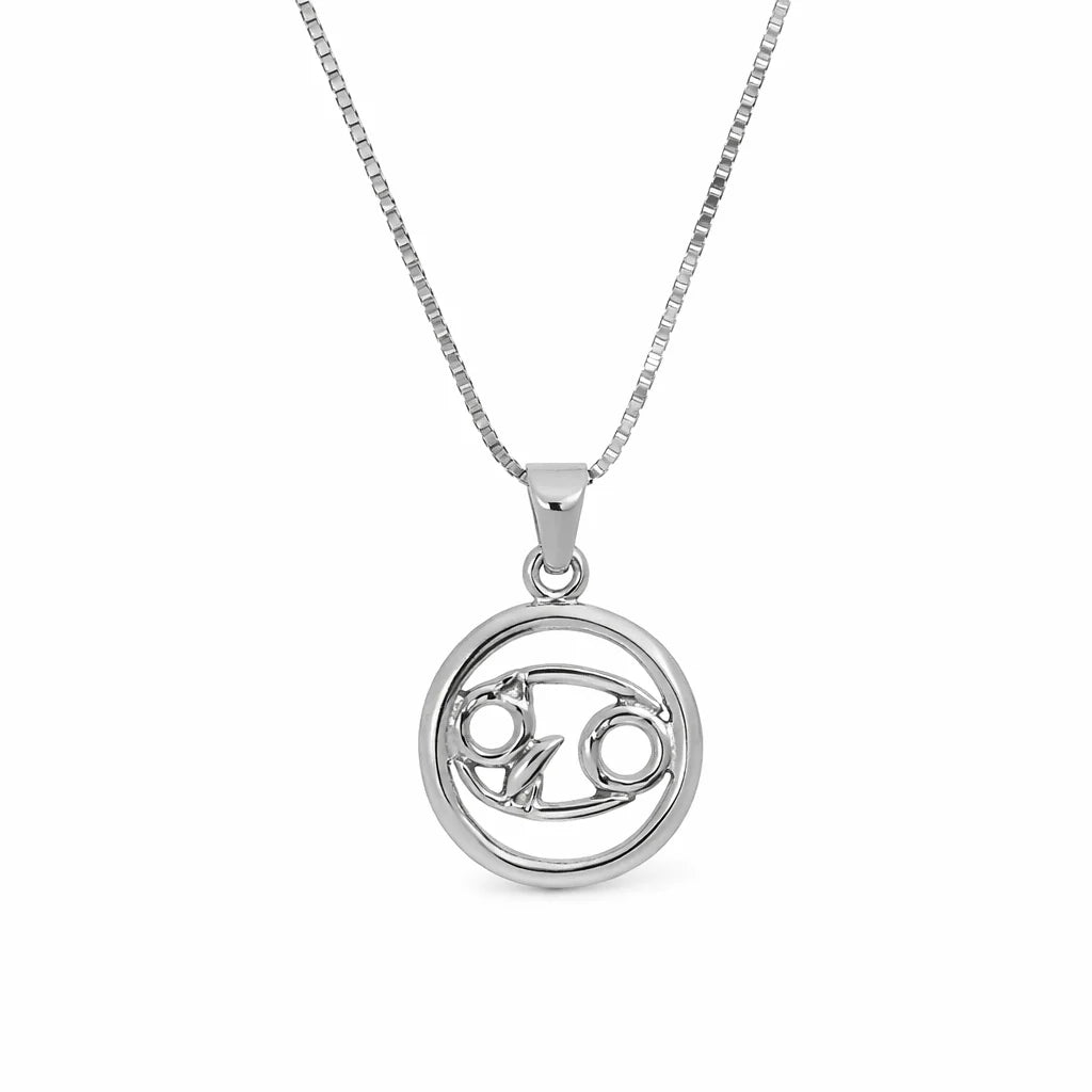 Stjernetegn sølv halskæde Vandmand