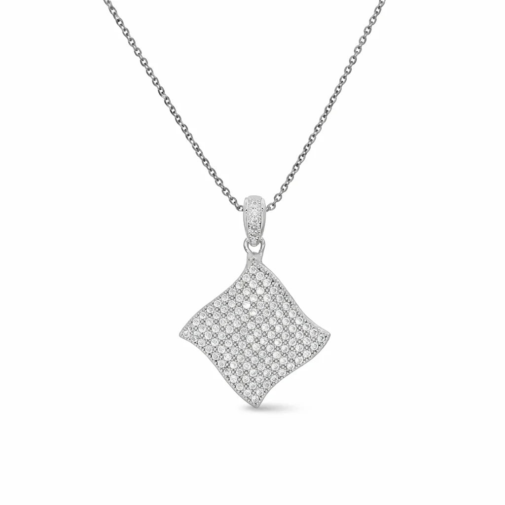 Sølv Funklende Glamour Halskæde