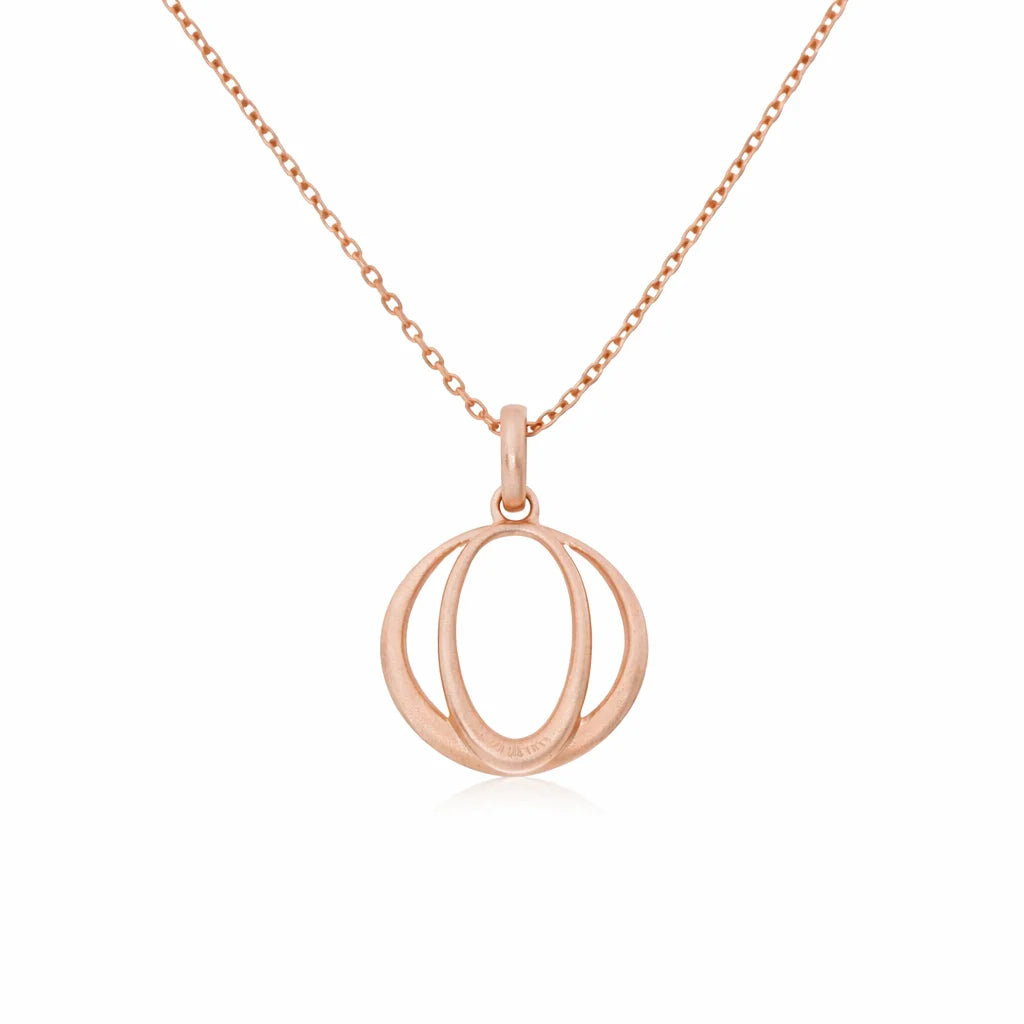 Rosaforgyldt Halskæde