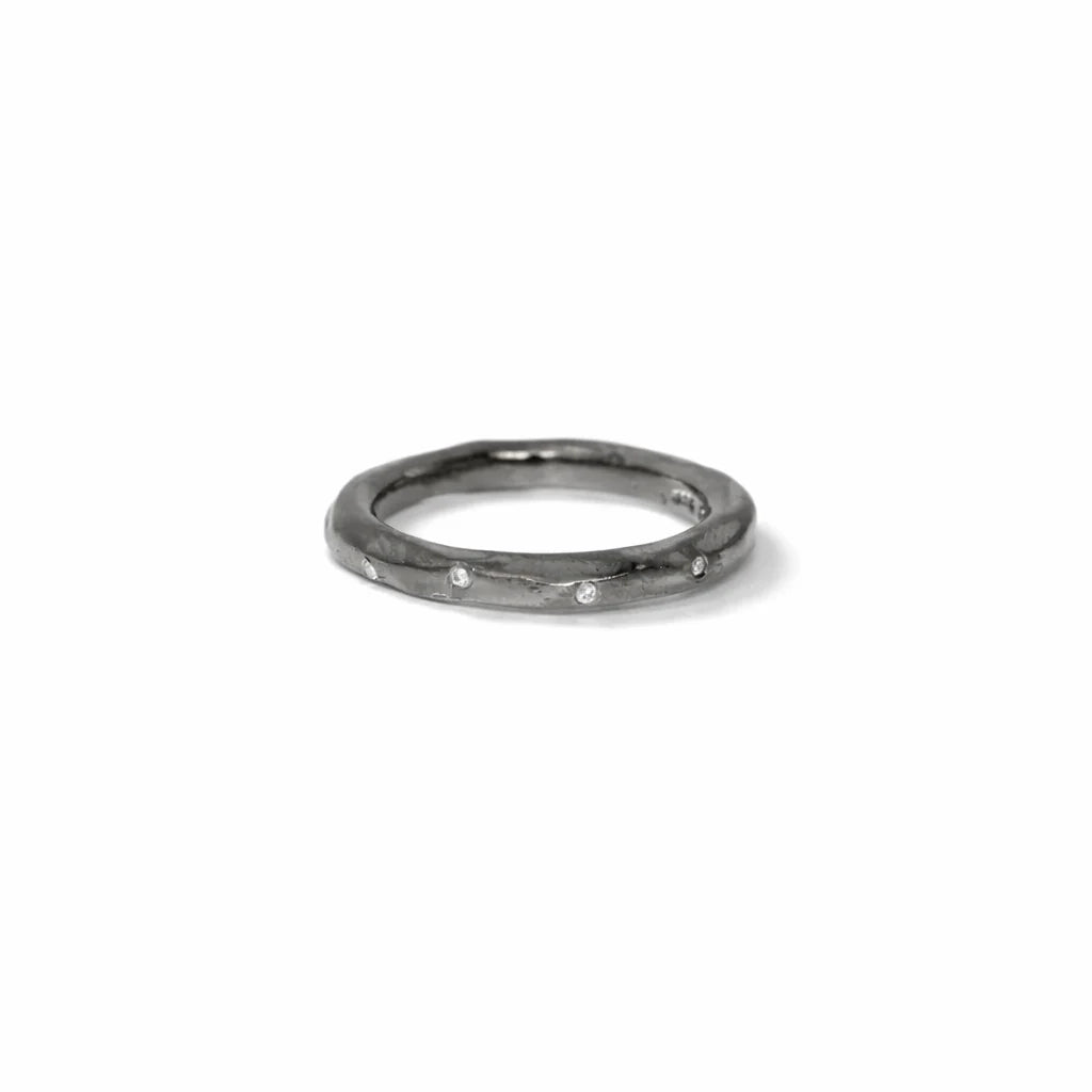 Oxyderet Organisk Bølget Ring
