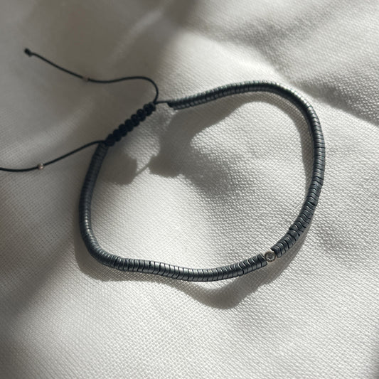 Justerbar Flettet Sten Armbånd