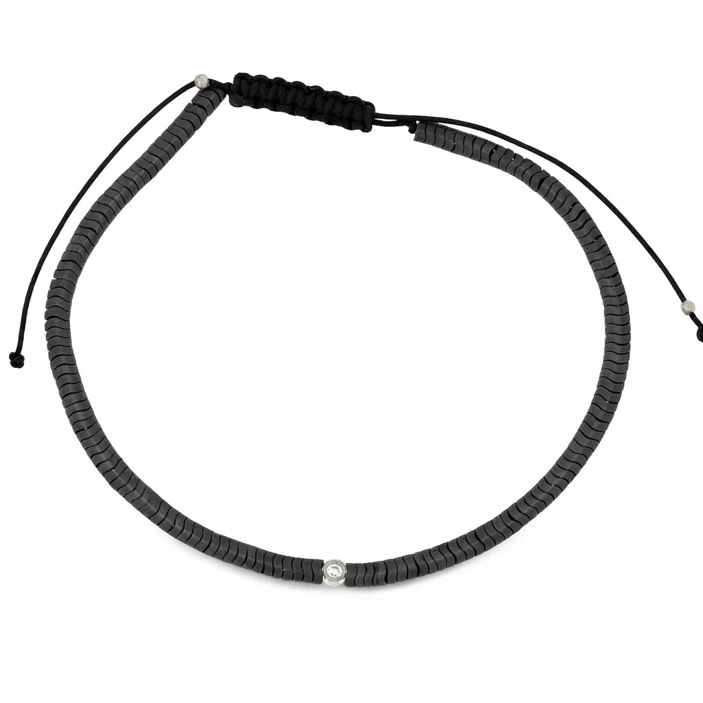Justerbar Flettet Sten Armbånd